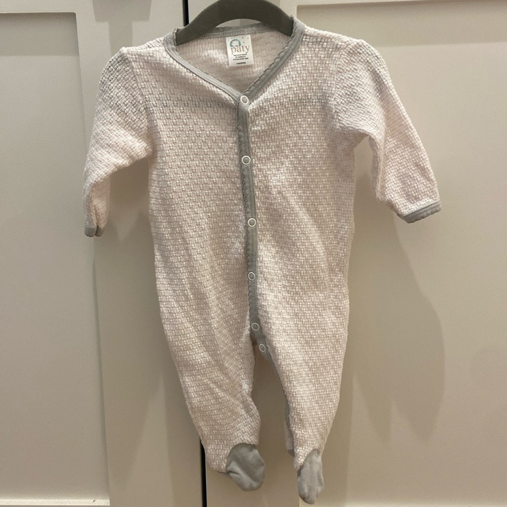 Paty Onsie Pink/gray 6 months